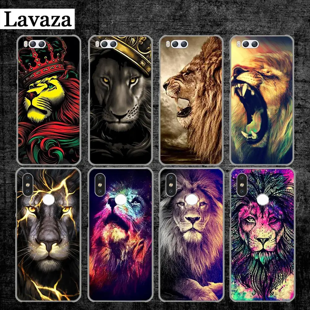 

Lavaza Majestic Lion Portrait Upscale Hard Case for Xiaomi MI 5 5S 6 8 9 SE Lite F1 A1 A2 5X 6X Mix 2S MAX 3