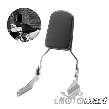 

Chrome Motorcycle Bike Rear Passenger Backrest Sissy Bar Cushion Pad Kit For Honda VF 750 VF 250 Magna 1994-2003 00 01 02