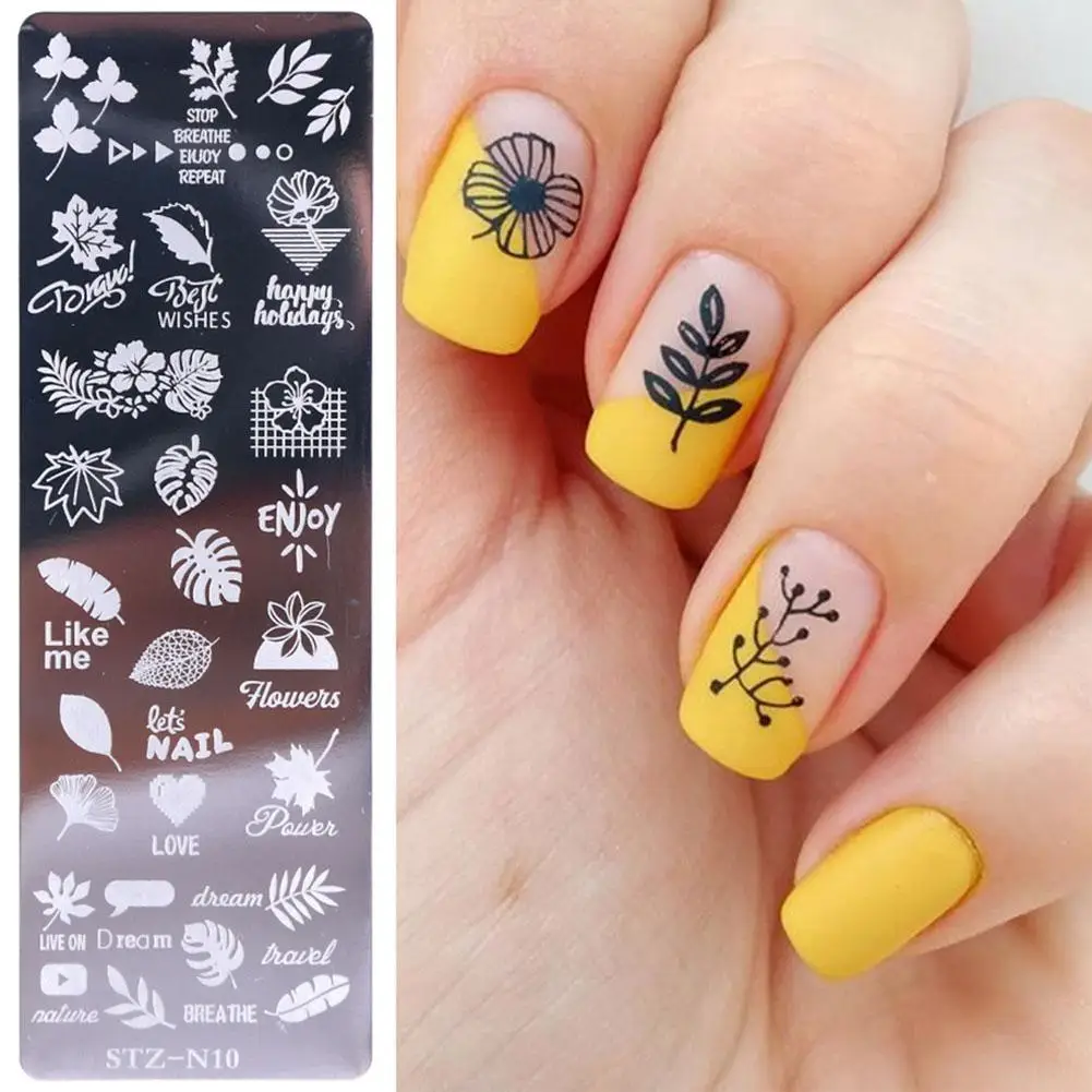 

Nail Art Stamping Plates Dream Catcher Lace Flower Patterns Nail Polish Transfer Stencils Manicure Image Tools