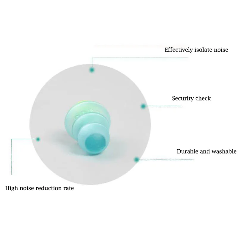 5 пар/лот уха Вилки силиконовые защита ушей Вилки для сна пены плагин Anti-Шум Снижение слуха защиты GES026