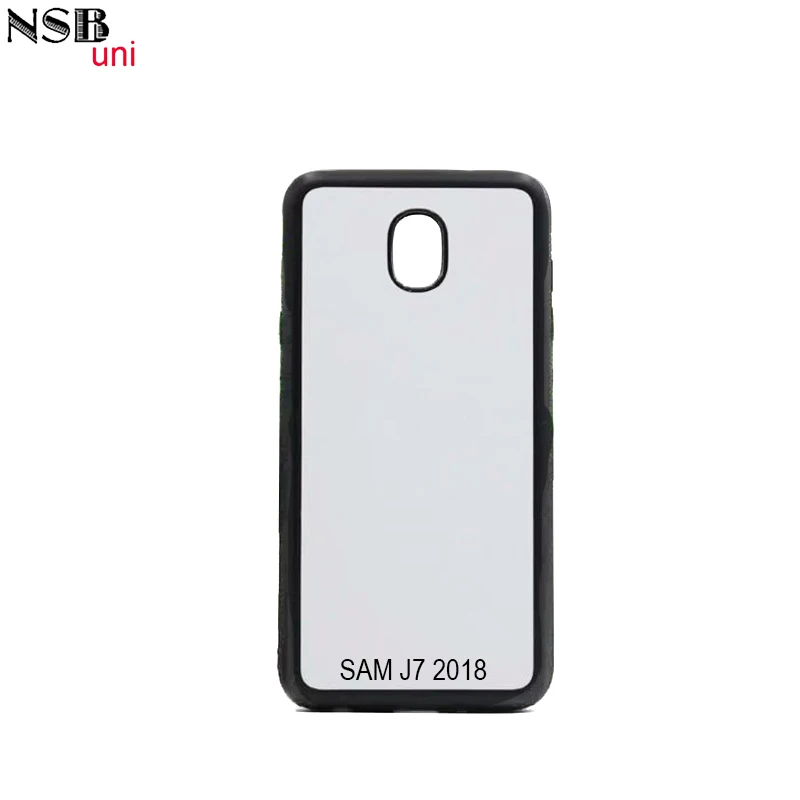

NSBuni 2D Blank TPU PC Back Phone Case For SAM J7 2018 Print Phone Case DIY Cell Phone Cover Protective Case Covers For J72018