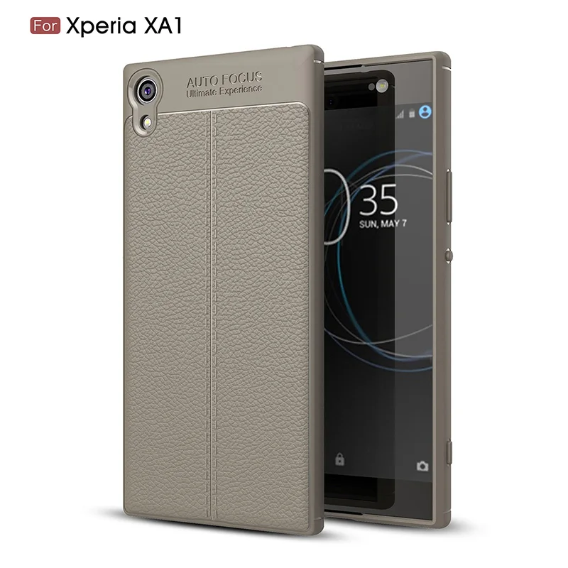 Litchi silicone case sony xperia xa1 (21)