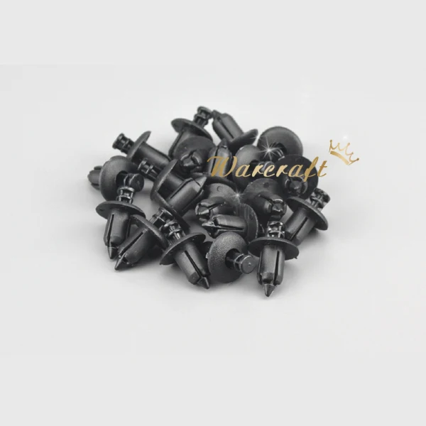 20pcs 6mm ATV Motorcycle Accessories Nylon Fairing Trim Panel Fasteners