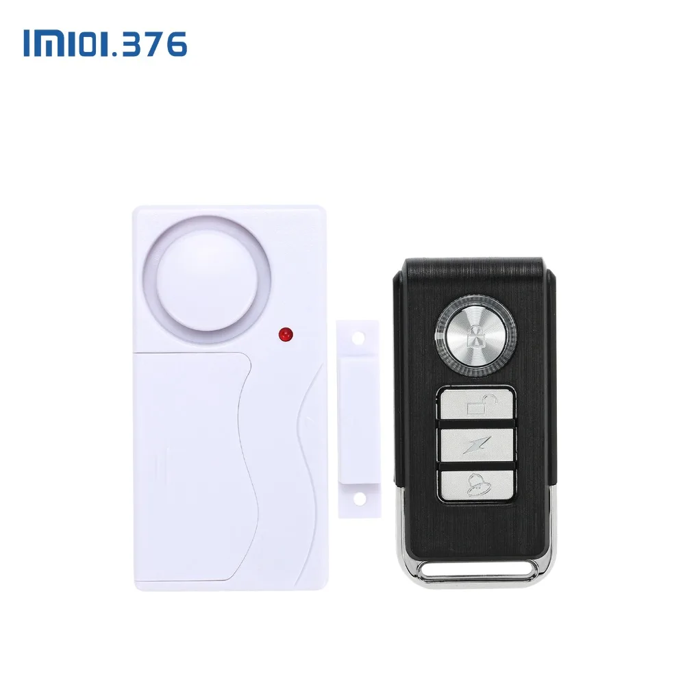 

LM101.376 Remote Control Wireless Magnetic Door Window Sensor Detector Entry Detector Anti-Theft Home Security Alarm System
