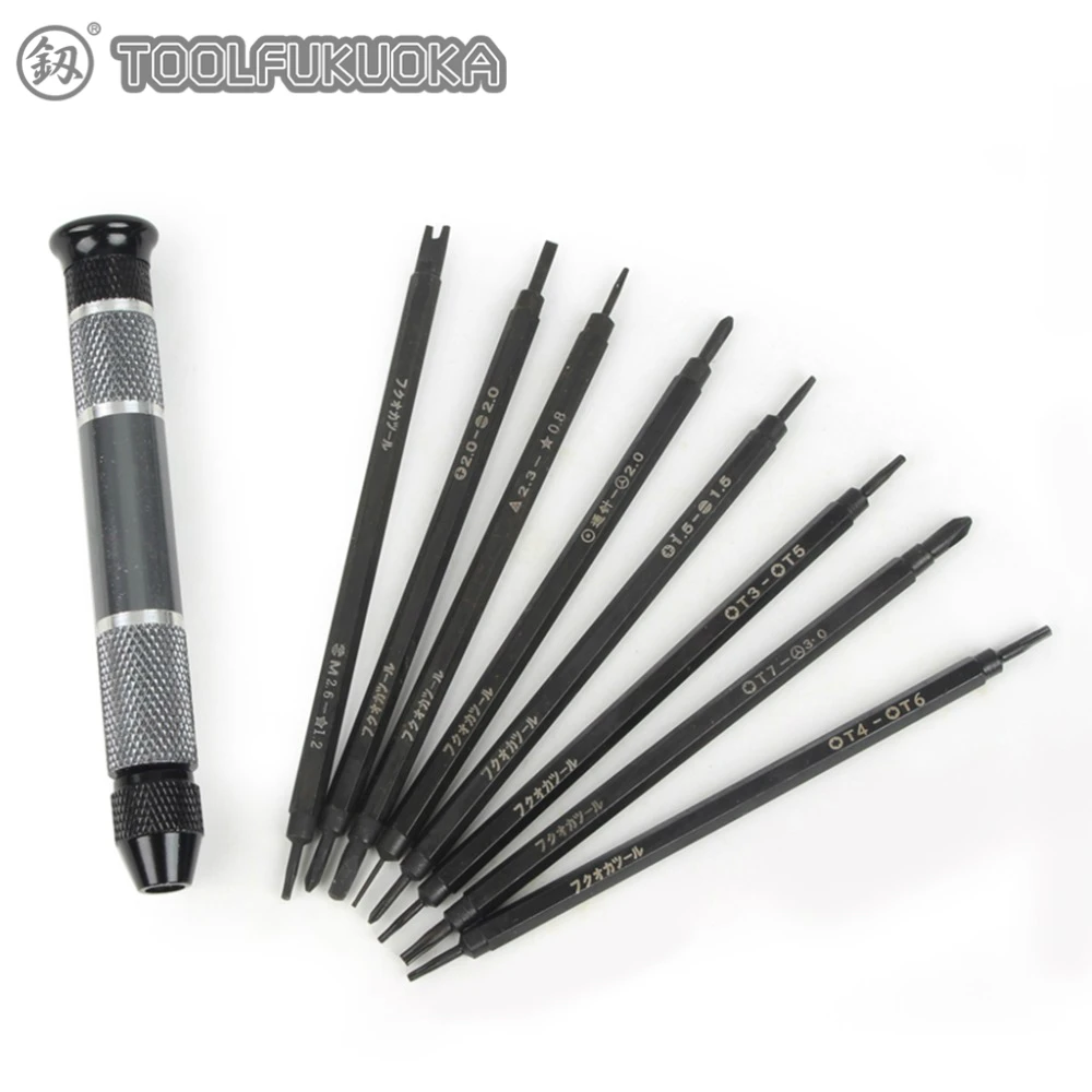 

16 In 1 Precision Screwdriver Set for Phone 8Pcs Double-End Magnetic Screwdriver Bit Set Torx Star Triangle Bit Set FO-9071