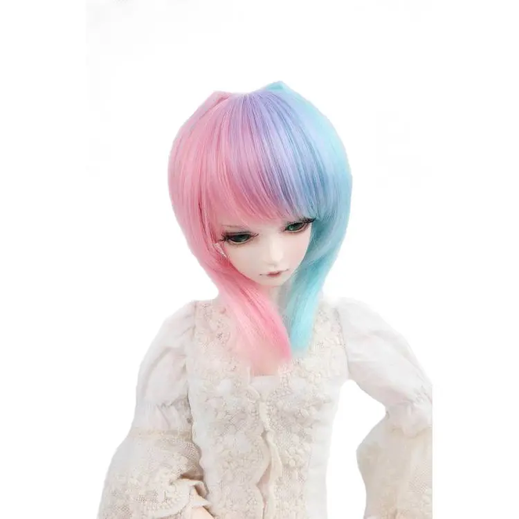 [Wamami] 97# милый многоцветный короткий парик для 1/4 MSD DOD AOD BJD Dollfie