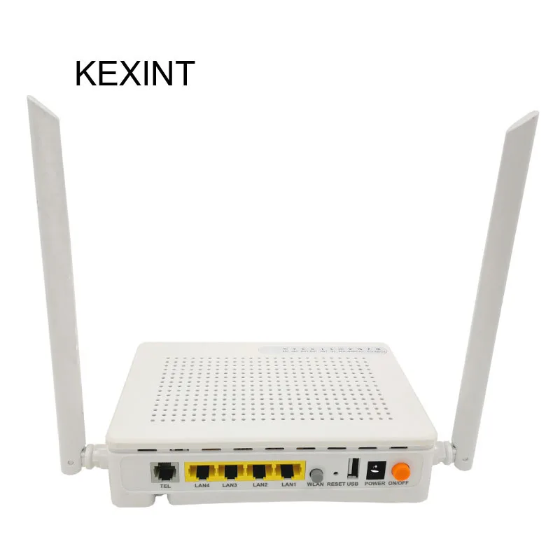 KEXINT GPON ONU FTTH 4 порта OLT 1GE + 3FE 1POTS WIFI трансивер оборудование | Мобильные телефоны и