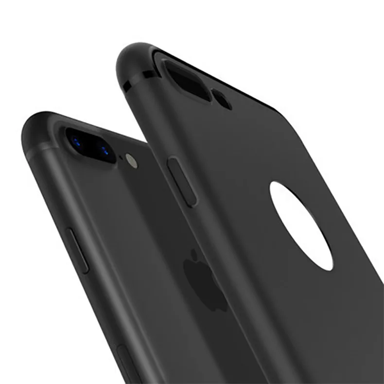 Матовый Мягкий силиконовый чехол-накладка для iPhone X, чехол s, 8, 7, 6s, 6 Plus, 5, 5S, 5SE, яркие цвета, полный чехол для Iphone 7, чехлы для телефонов