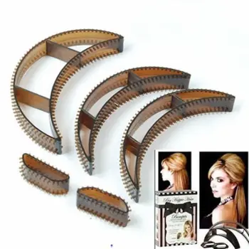 

5PCS/set Big Hair Clips Volumizing Inserts Hair Pump Beauty Tool 3-Size Drop Shipping Hair Styling Braider Accessories
