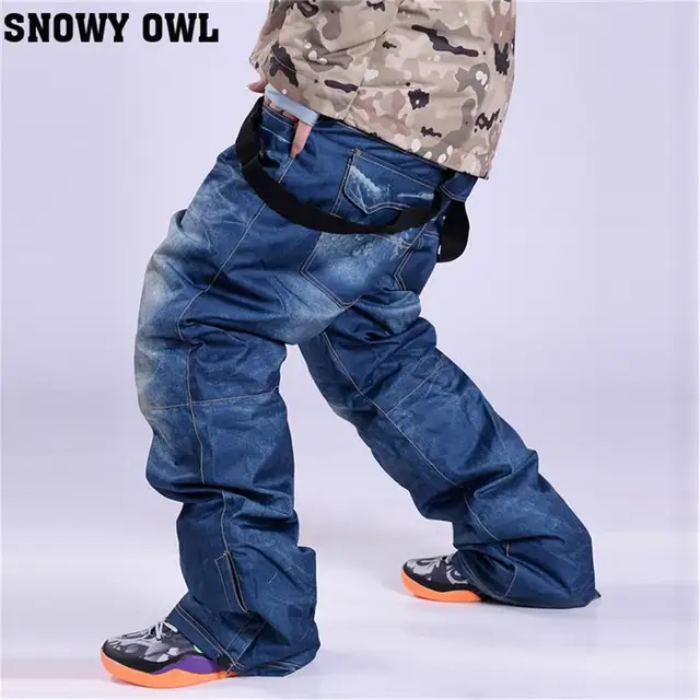 Newest High Quality Snowboard Pants for Men Waterproof Skiing and