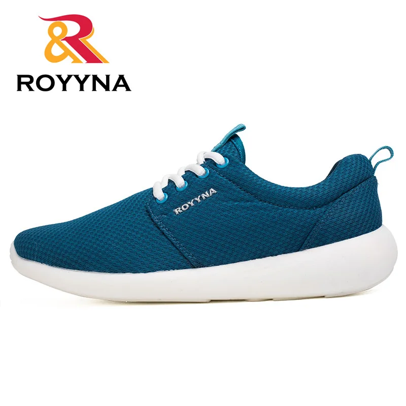 ROYYNA новые сетчатые Стиль Для мужчин повседневная обувь светильник мягкие удобные Одежда высшего качества обувь для Для мужчин дышащая обувь на шнуровке Быстрая - Цвет: Blue