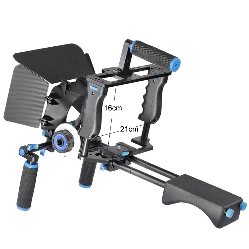 Professional DSLR Rig Shoulder Video Camera Stabilizer Support