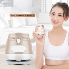 Портативный умный прибор для бездымного прижигания, Электрический полынь мокса для всего тела, Отопление, Дальний инфракрасный терапевтический массаж