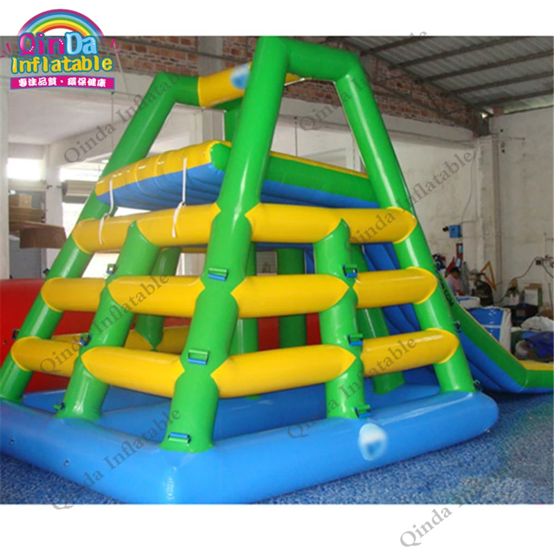 floating inflatable water slide 92