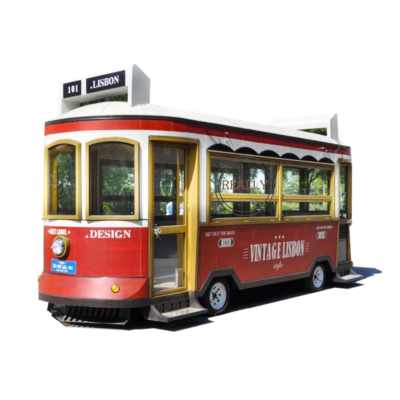 

electric snack truck mobile hot dog street shop 6300mm food cart