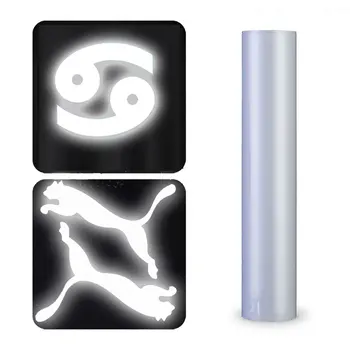 Reflective Heat transfer vinyls HTV for T Shirts Iron on transfer elastic vinyl roll easy cut and weed heat transfer decor films nucleation condensation and heat transfer
