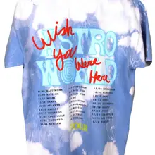 Трэвиса Скотта астромира Тур астронавта тройник Astrworld футболка для мужчин и женщин уличная хип-хоп астромира футболка harajuku футболки