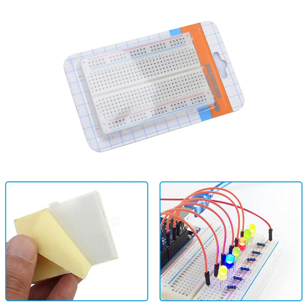 Generalduty стартовый пакет электронная Запчасти для Arduino W/светодиодный/перемычек/Макет+ белая коробка+ 11 проектов(онлайн