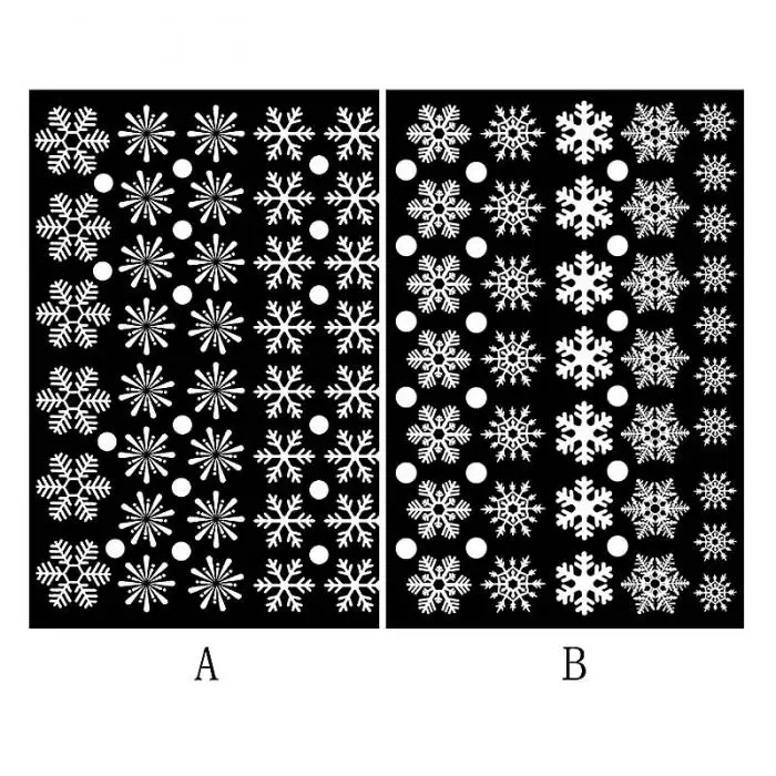 Качественная Рождественская Снежинка, статическая клейкая стеклянная наклейка, многоразовая Съемная статическая Наклейка для окна ванной, вечерние, праздничные, декор AA