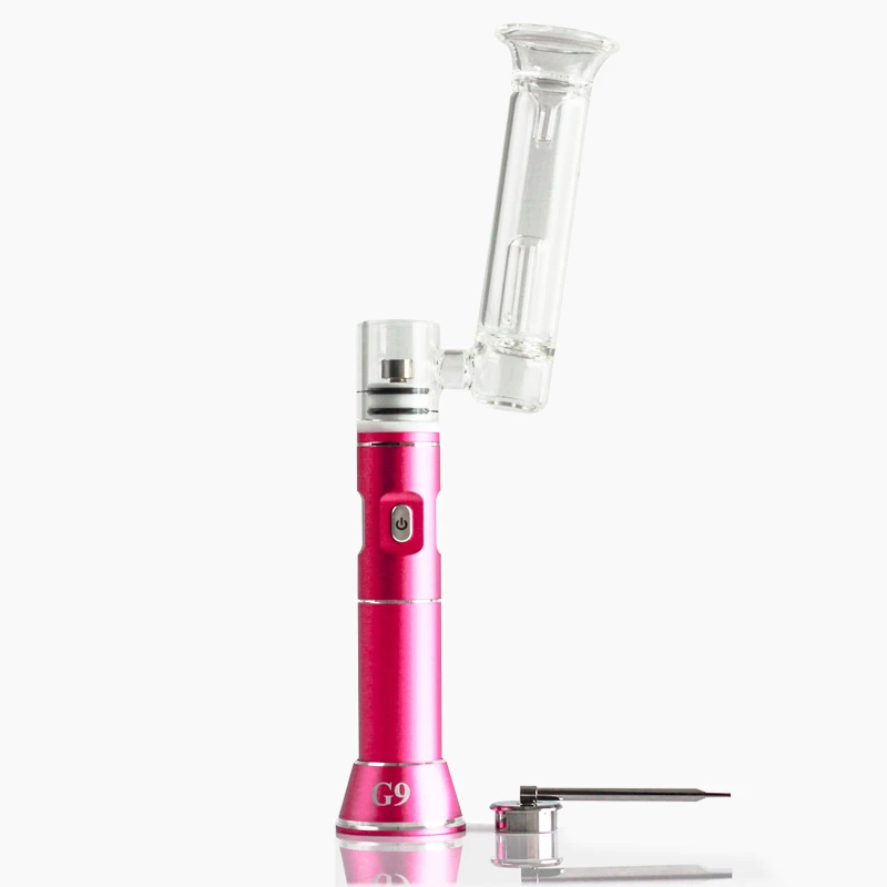 Горячий воск розовый G9 greenlightvapes henail 3 0 Портативный восковой испаритель ручка pyrex