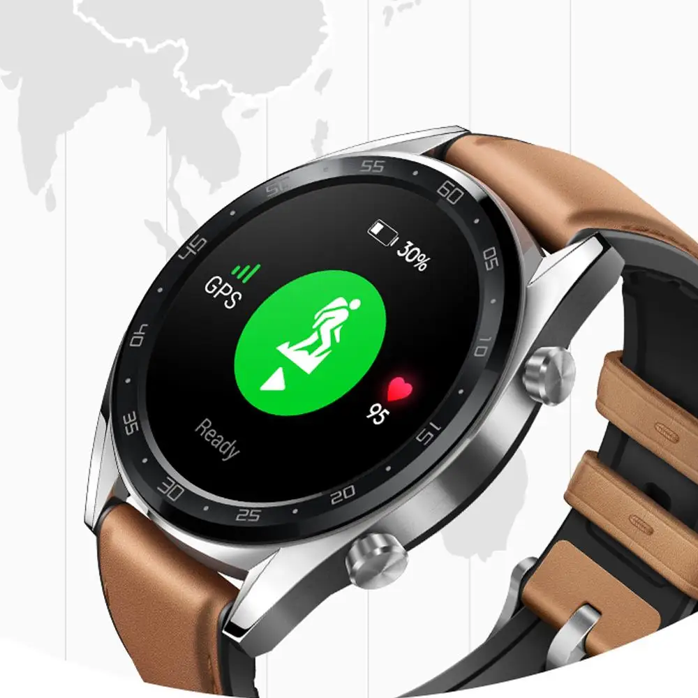 Huawei Watch GT Смарт часы водонепроницаемые телефонные звонки поддержка gps трекер сердечного ритма для Android iOS