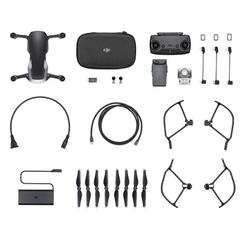 DJI MAVIC AIR Drone 3 Axis Gimbal с камерой 4K 32MP Sphere Panoramas RC вертолет черный красный белый (в
