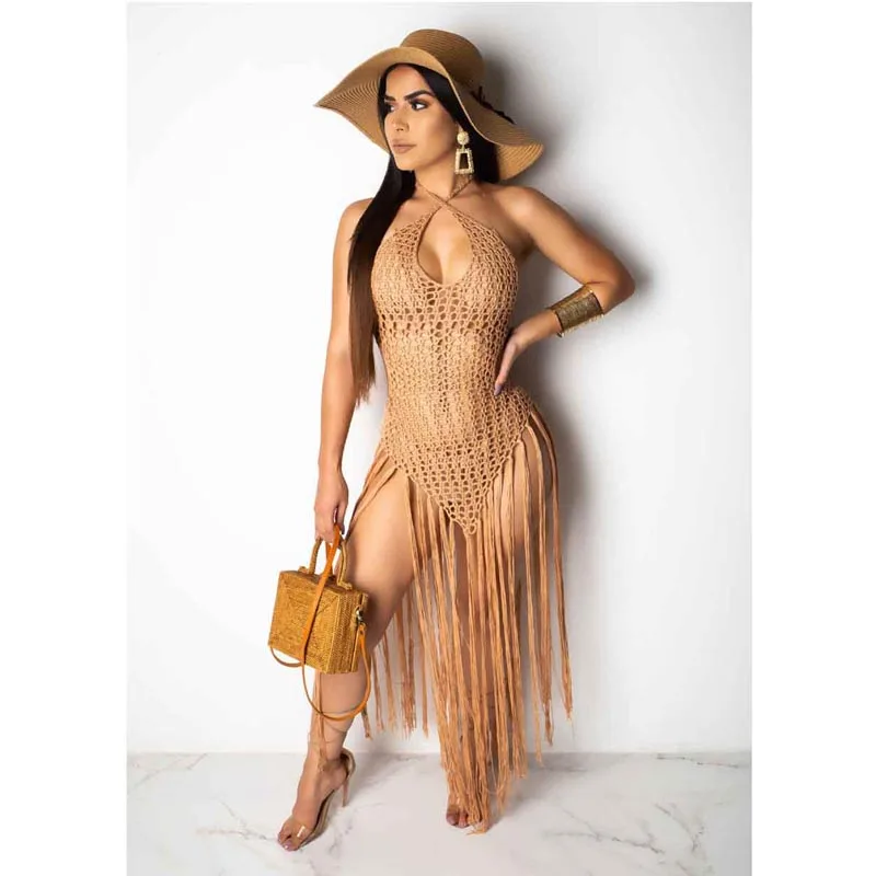 Hollow-Out-Fringe-Beach-Dress (1)