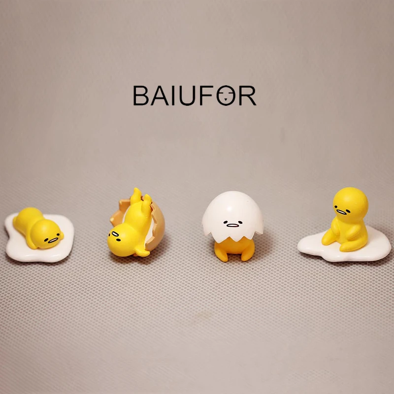 

BAIUFOR Miniatures & Figurines Cartoon Egg Doll Action Figures Mini Garden Miniature Desktop Ornament Home Decor Children's Toys