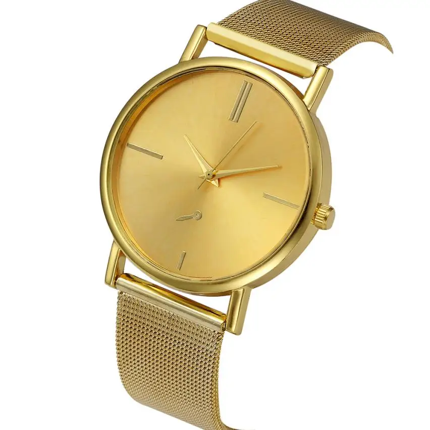 Роскошные модные классические золотые кварцевые часы женские браслет из нержавеющей стали часы в стиле кэжуал женское платье подарок Relogio