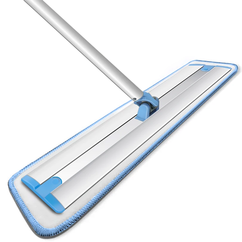 

Hand Wash Free Flat Mop No Bend Down Wet/dry Dual Use Rotating Cleaning Pad Efficient Durable Aluminum Alloy