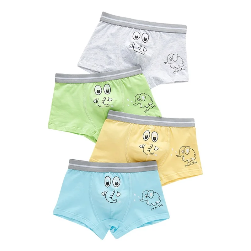 4pcs Baby underwear Boys Cotton Panties Girls Briefs Gifts Children Underwear Child Cartoon Briefs Underpants