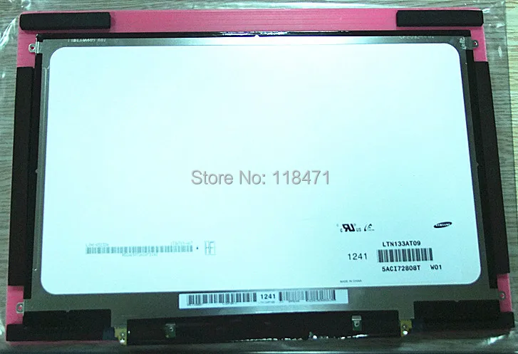 13 3 дюймов TFT ЖК-дисплей Панель LTN133AT09-W01 Дисплей 1600*900 Экран IPS LVDS 2 ch 6-бит 300 cd/m2 |