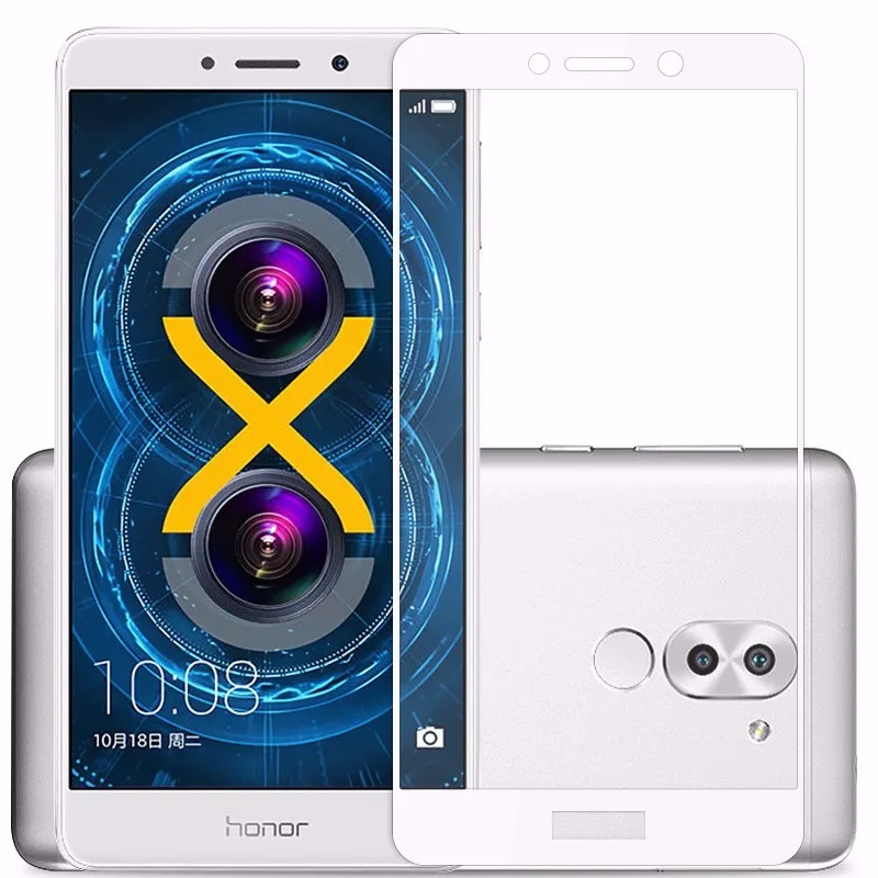 Для huawei honor 6x V8 V9 8 P9 P10 LITE PLUS P8 lite 2017 полное покрытие закаленное стекло оригинальная