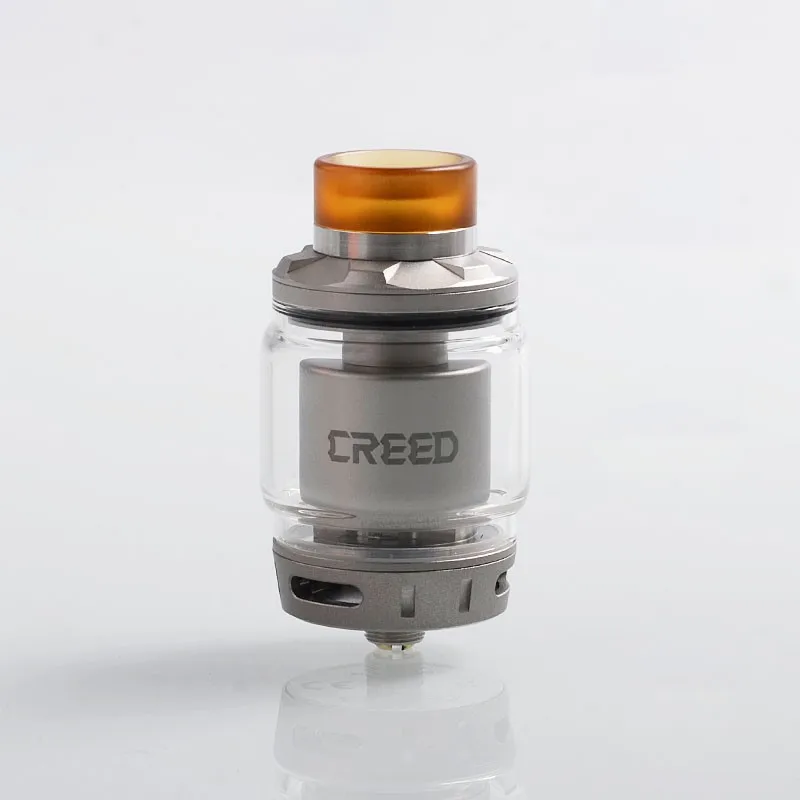 

Original GeekVape Creed RTA 25mm 4.5ml / 6.5ml Rebuildable Tank Vape Atomizer for Mechanical Mod / VW Mod / Vape Box Mod