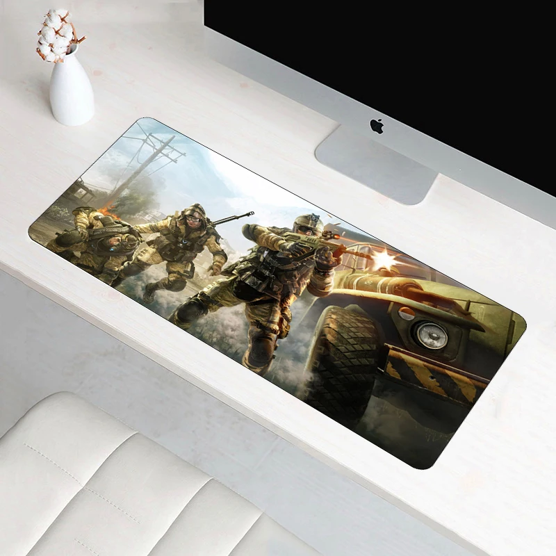 

FFFAS 60x30cm XL Large Office Warface Mouse pad Game Gamer Gaming Mousepad Keyboard mat Compute accessories laptop Desk Cushion
