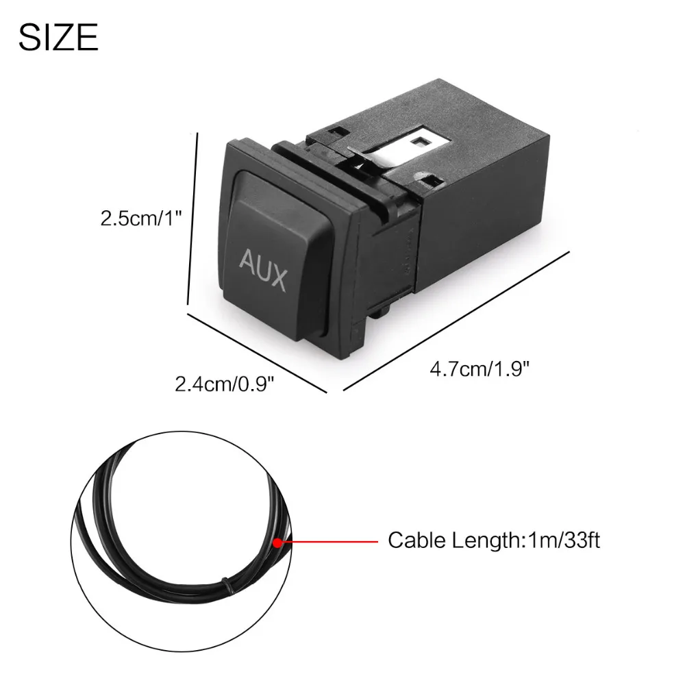 Onever Автомобильный USB адаптер аудио кабель переключатель разъем Aux в для VW RNS315 RCD510 Magotan L POLO Touran
