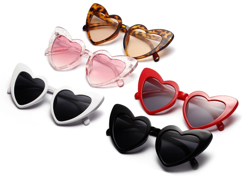 Heart Shaped Sunglasses For Women detail (1)