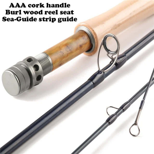 Cheap Hot Selling Best Quality NANO A-Helix Carbon Helical Core Fly Fishing Rods, 9ft 5wt 4pc With Cordura Tube FAST ACTION Fly Rods