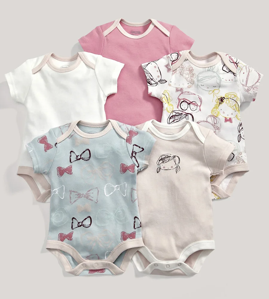 Комплект летней одежды/комплект из 5 предметов/Боди для малышей/Carter's design - Цвет: 10