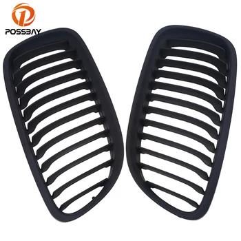 

POSSBAY Front Kidney Hood Grille Grills for BMW 3-Series E90 323i/325d/330i/335i Sedan 2008-2011 Facelift Matte Black Grill