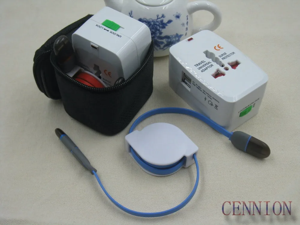 

New 1A Universal Travel Adapter Phone Charger Travel Electric Power Socket With EU US AU UK Converter