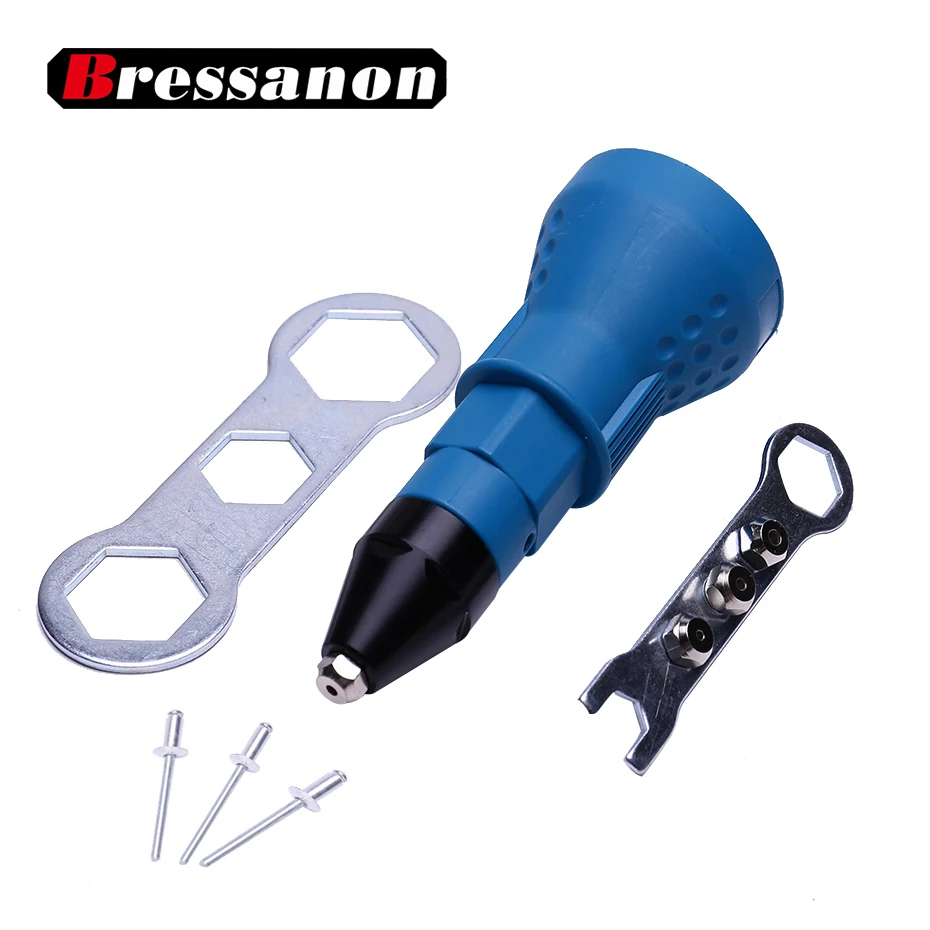 Electric Rivet Nut Gun Riveting Tool Cordless Riveting Drill Adaptor