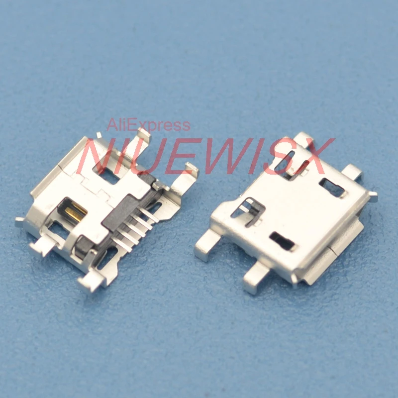 

10pcs Micro USB 5pin 0.72mm Connector B type have curling side Female Jack For Mobile Mini USB repair mobile tablet MINI USB 5P