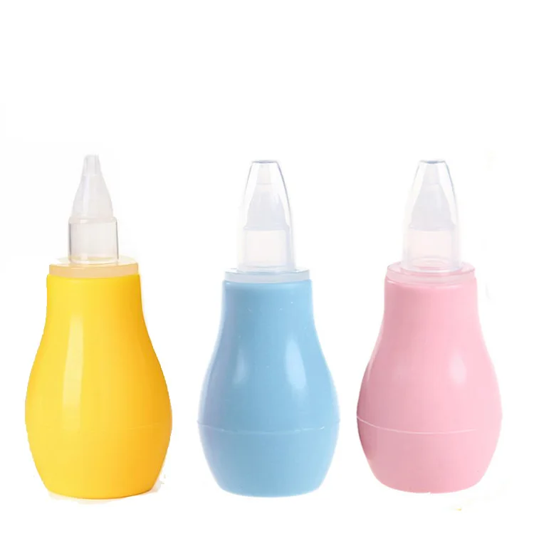 

Silicone Newborn Baby Children Nose Aspirator Toddler Nose Cleaner Infant Snot Vacuum Sucker Soft Tip Cleaner Baby Care Products