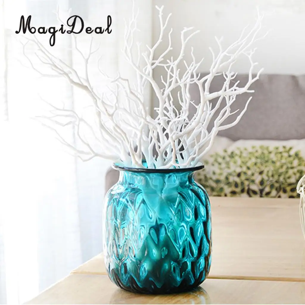 PACK 2PCS Modern Art Decor Dried Tree Branches Plastic Plant Twig for Home Garden Floral Decor