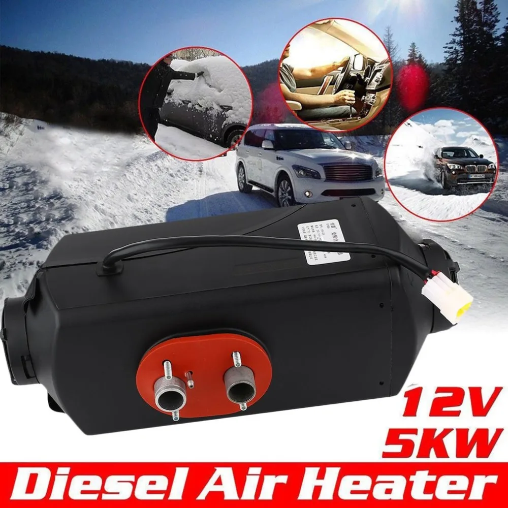 

Durable Black 12V 5000W Air Parking Heater Planar For Truck Motor-Home Car Bus Low Emissions Low Fuel Consumption