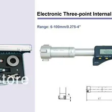 Электронный трехточечный внутренний микрометр 8-10mm.0.35-0.425inch.335-02-920 внутренний микрометр