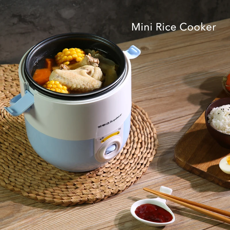 

Royalstar 1.8L Mini Electric Cooker Non-stick Pot 300W Enery Saving Black Crystal Rice Cooker Electric Appliance