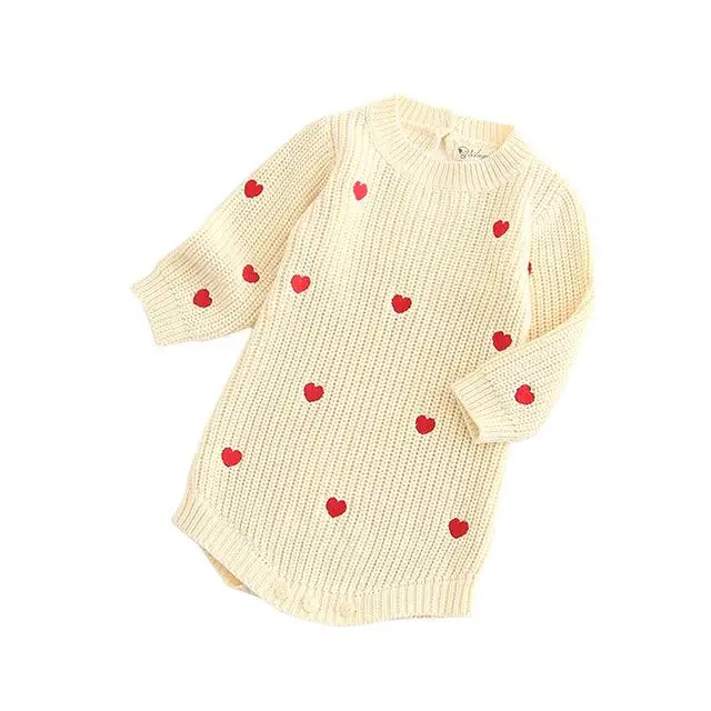 Knitted Baby Rompers Winter Long Sleeve Baby Girl Boys Romper Cotton Knitting Newborn Baby Jumpsuit Infant Sweater Clothes - Цвет: baby romper 2