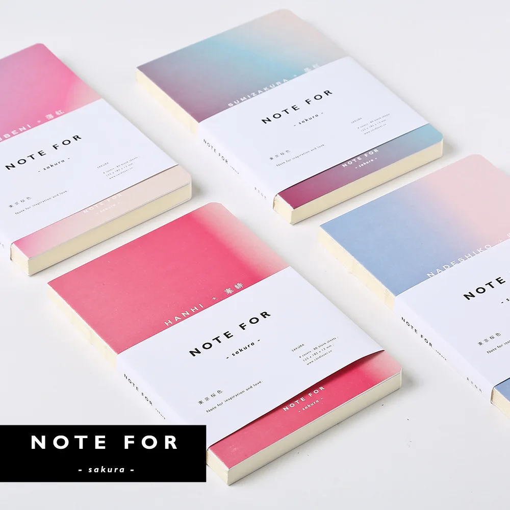 Japansese Gaya Kawaii Tokyo Sakura Sketsa Ilustrasi Notebook Diary